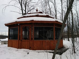 Gazébo hiver